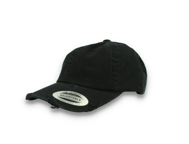 Low Profile Destroyed Cap Black 6245DC - LOKK