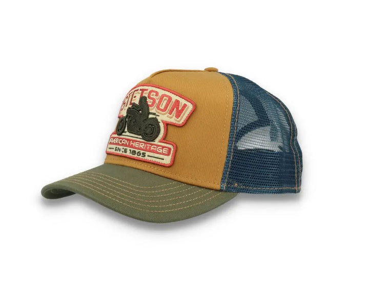 Trucker Cap Motorcycle Brown/Olive - LOKK