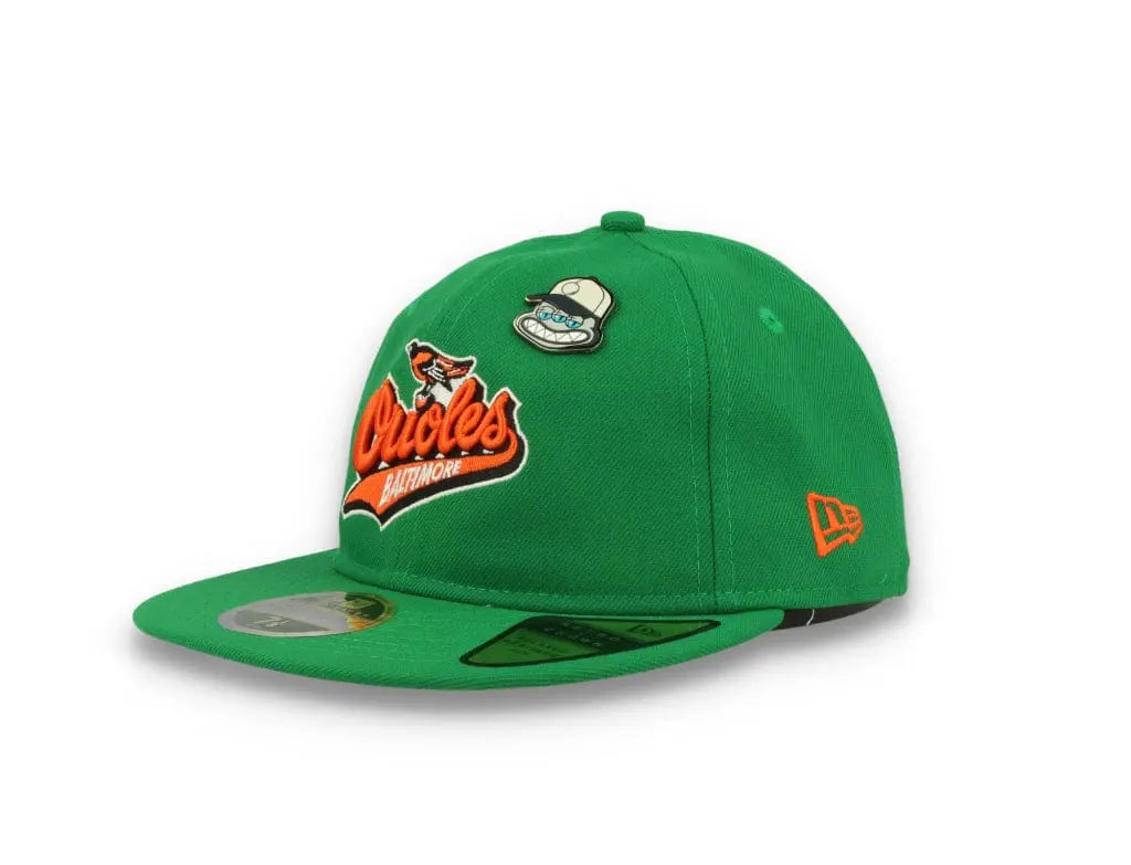 59FIFTY MLB Coop Pin Retro Crown Baltimore Orioles Official Team Color - LOKK