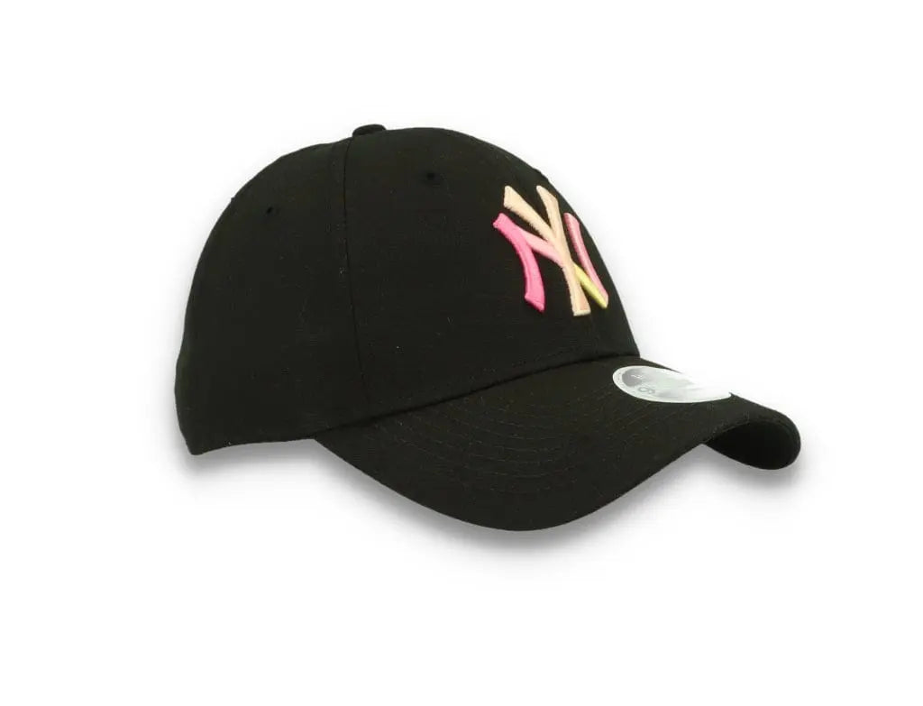 9FORTY Womens Block Logo New York Yankees Black - LOKK