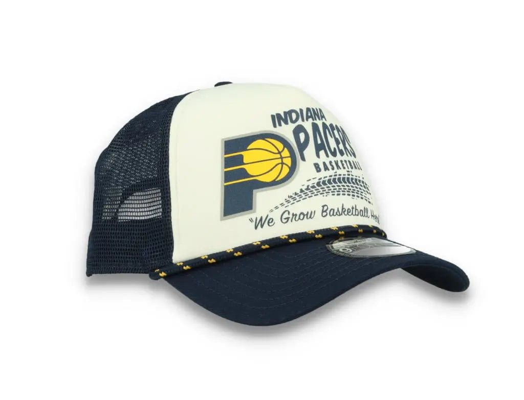 9FORTY A-Frame Trucker Indiana Pacers NBA Rally 24 Collection - LOKK