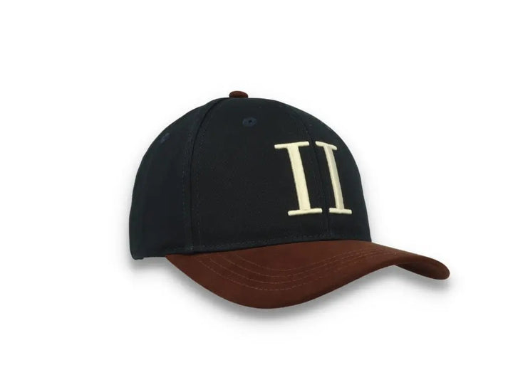 Baseball Cap Suede II Dark Navy/Ebony Brown - LOKK