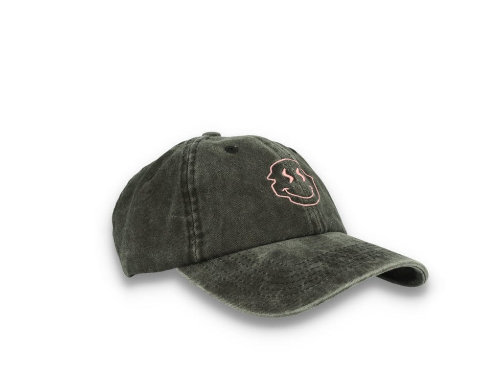 Smiley Face  Washed Black