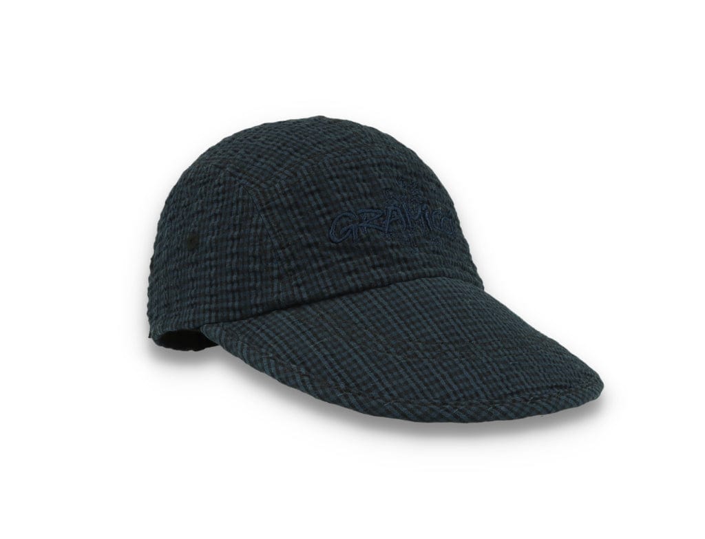 O.G. Seersucker Canyon Cap Royal Blue Garment Dyed - LOKK