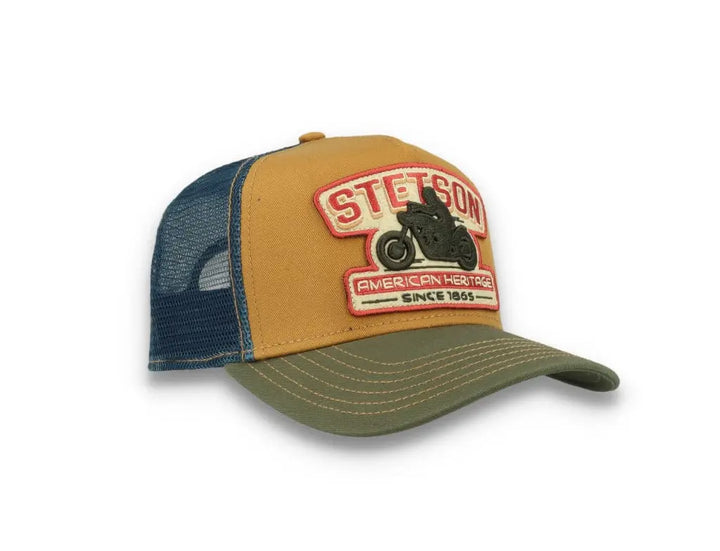 Trucker Cap Motorcycle Brown/Olive - LOKK