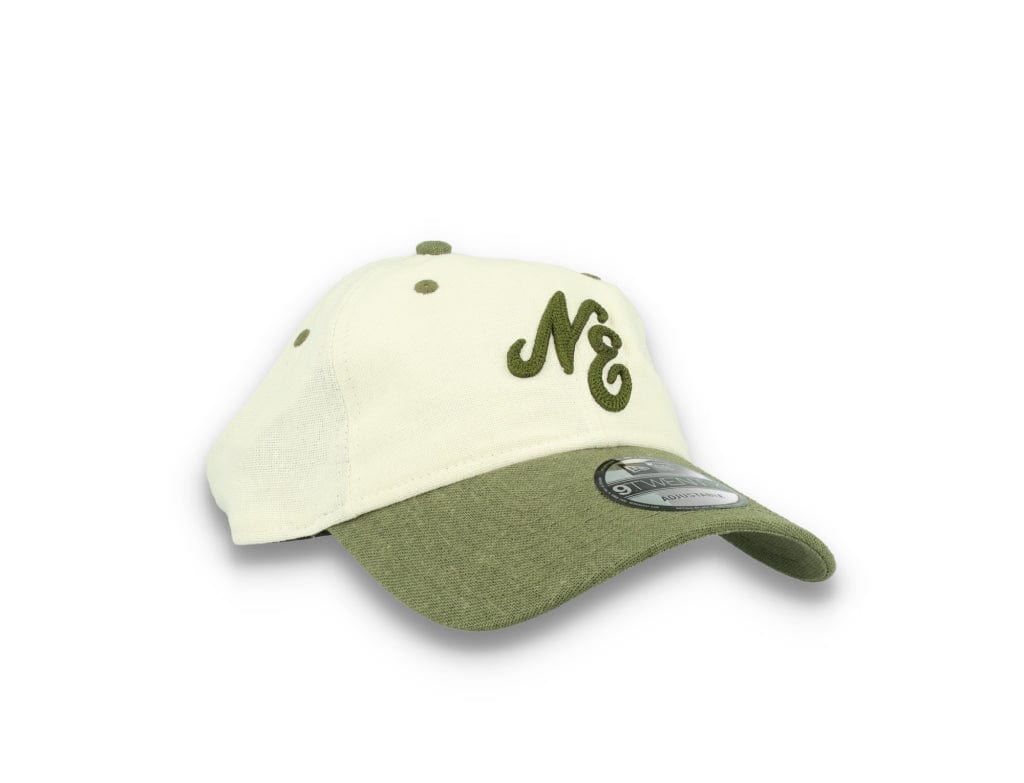 9TWENTY Linen Script New Era White New Era