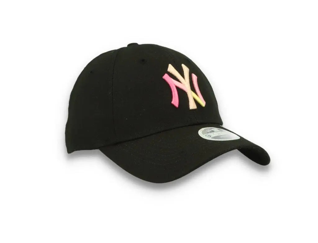 9FORTY Womens Block Logo New York Yankees Black - LOKK