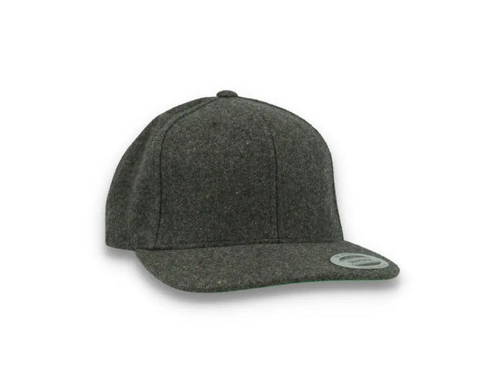 Yupoong Snapback Melton Wool 6689M Dark Grey - LOKK