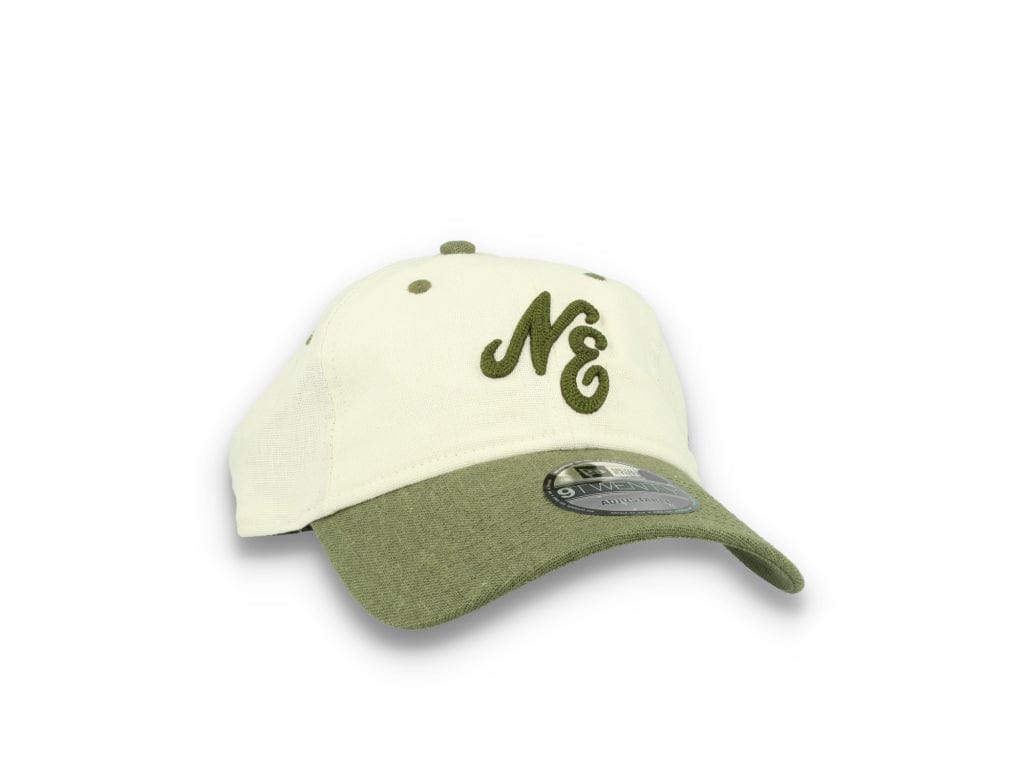 9TWENTY Linen Script New Era White New Era