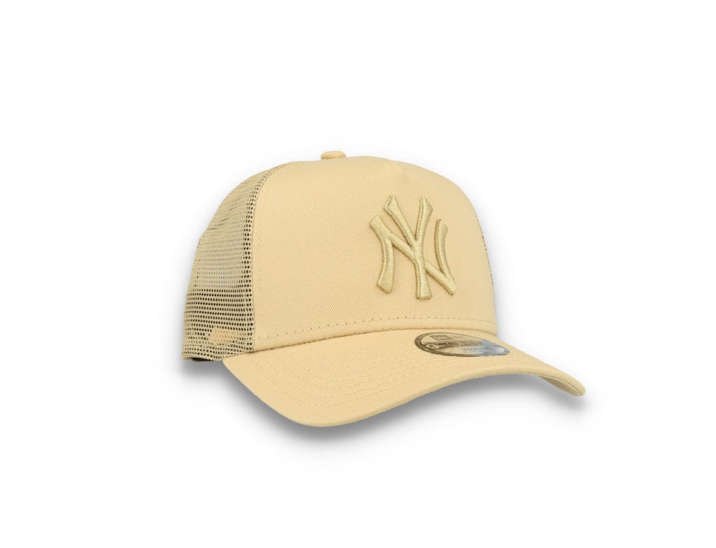 Kids Tonal Mesh Trucker New York Yankees  Beige - LOKK