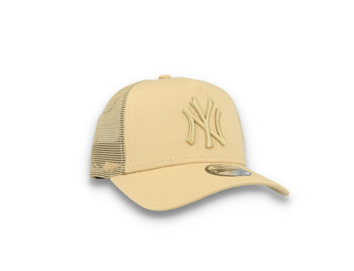 Kids Tonal Mesh Trucker New York Yankees  Beige - LOKK
