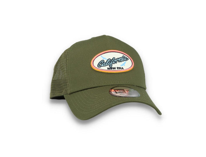 Oval State Trucker New Era Green - LOKK