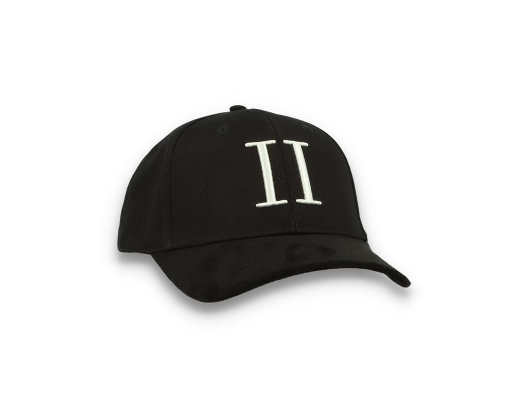 Les Deux Baseball Cap Suede II Black/White