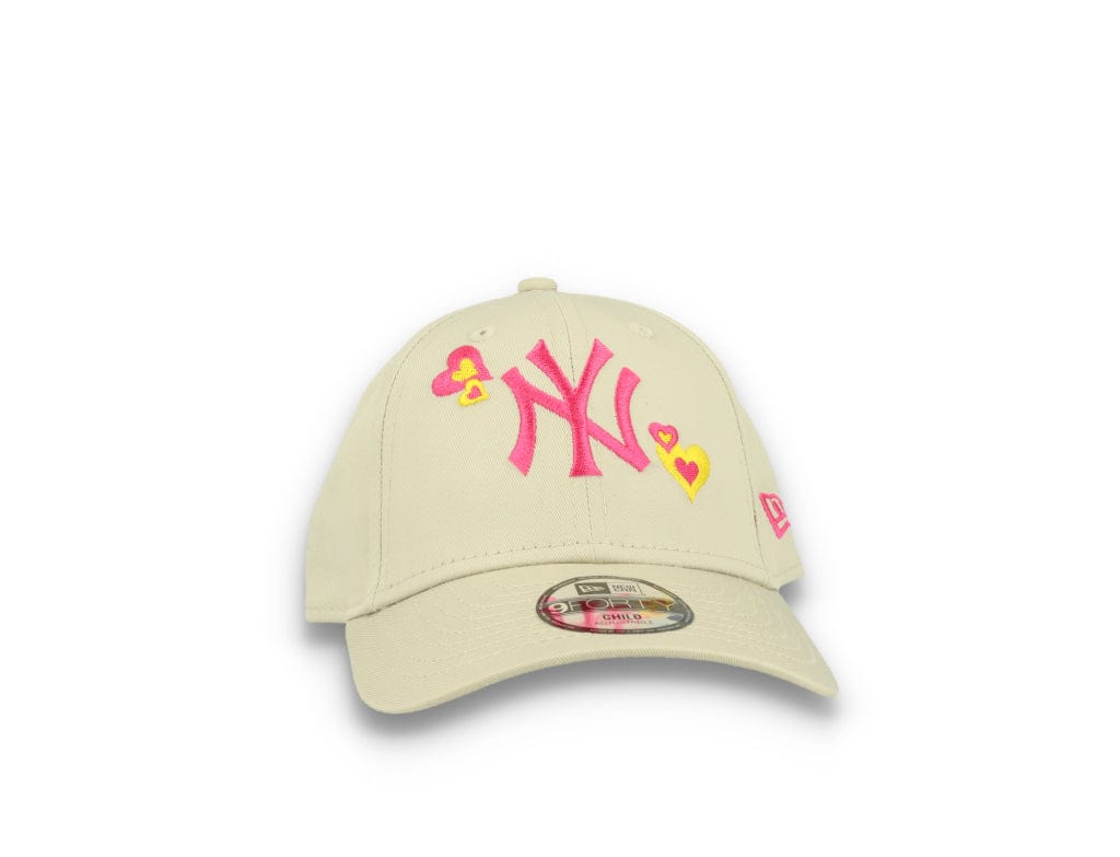 9FORTY Child Icon New York Yankees Hearts Beige - LOKK