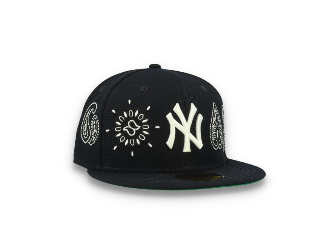59FIFTY MLB All Over Print Paisley New York Yankees Team/White