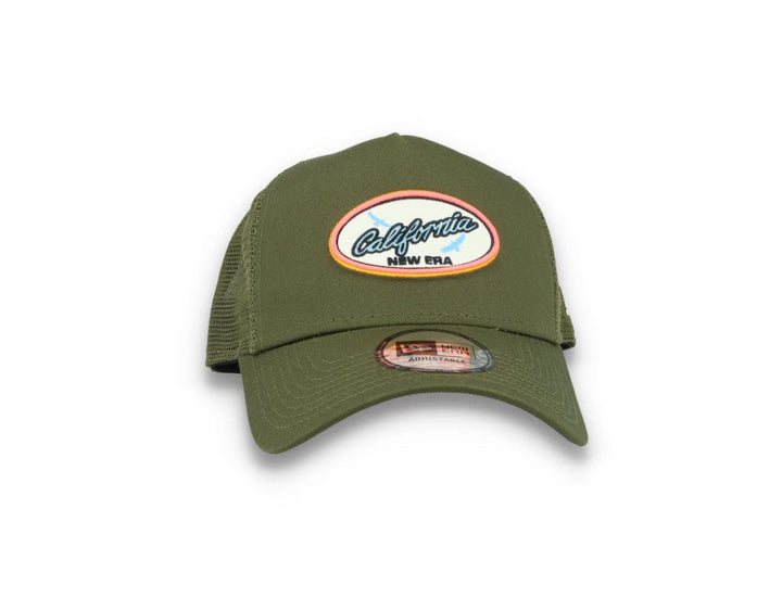 Oval State Trucker New Era Green - LOKK