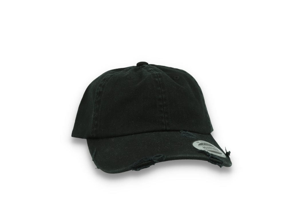 Low Profile Destroyed Cap Black 6245DC - LOKK