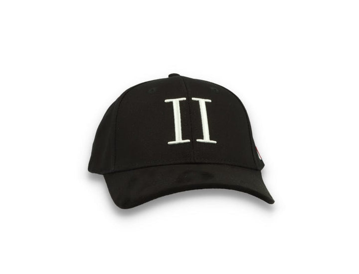 Les Deux Baseball Cap Suede II Black/White - LOKK