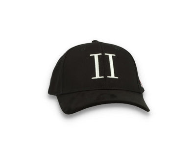 Les Deux Baseball Cap Suede II Black/White