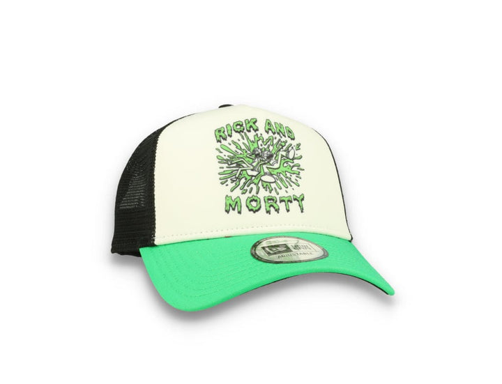 Character Trucker Rick and Morty Black/White/Green Blue New Era