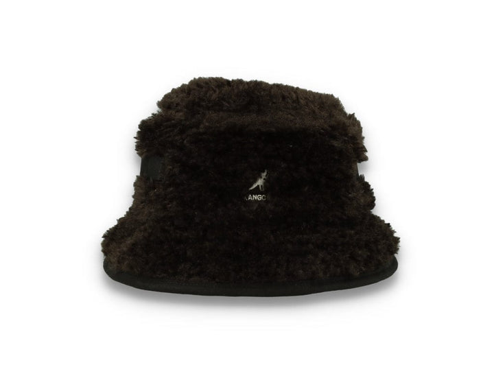 Faux Shearling Utility Bucket Black - LOKK