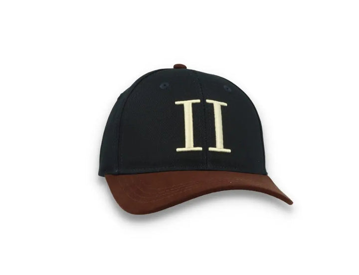 Baseball Cap Suede II Dark Navy/Ebony Brown - LOKK