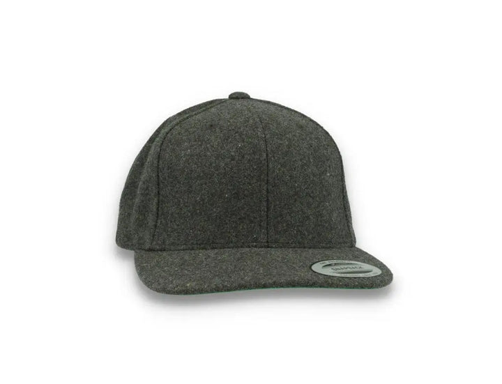 Yupoong Snapback Melton Wool 6689M Dark Grey - LOKK