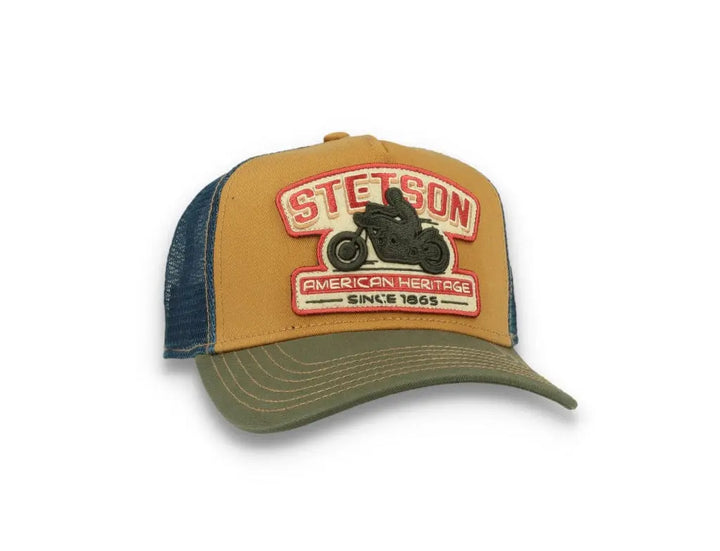 Trucker Cap Motorcycle Brown/Olive - LOKK