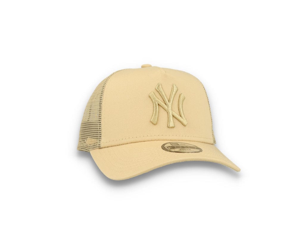 Kids Tonal Mesh Trucker New York Yankees  Beige - LOKK