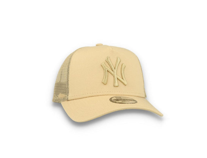 Kids Tonal Mesh Trucker New York Yankees  Beige - LOKK