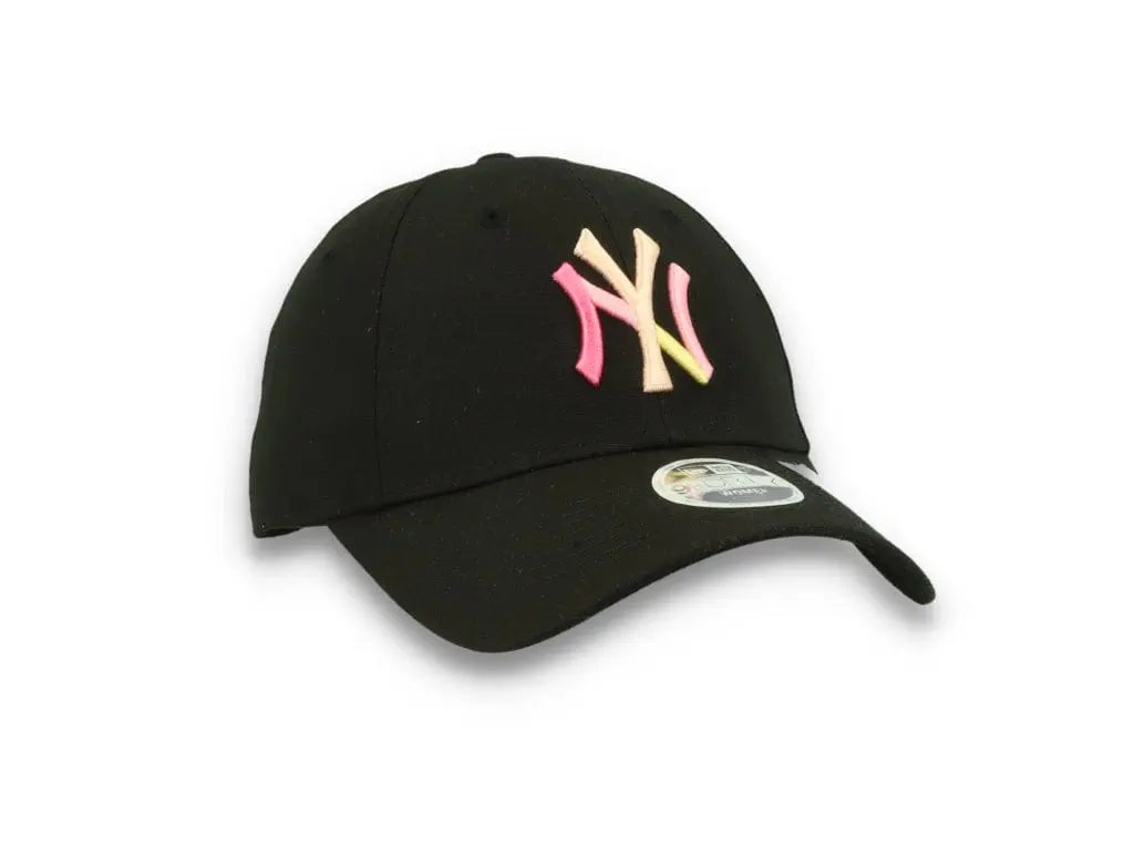 9FORTY Womens Block Logo New York Yankees Black - LOKK
