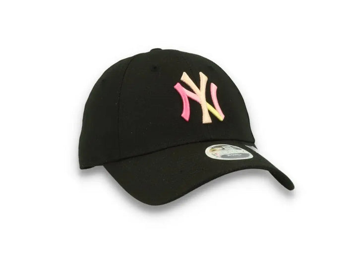 9FORTY Womens Block Logo New York Yankees Black - LOKK