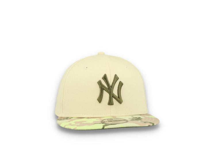 9FIFTY Kids Contrast New York Yankees Light Cream/New Olive