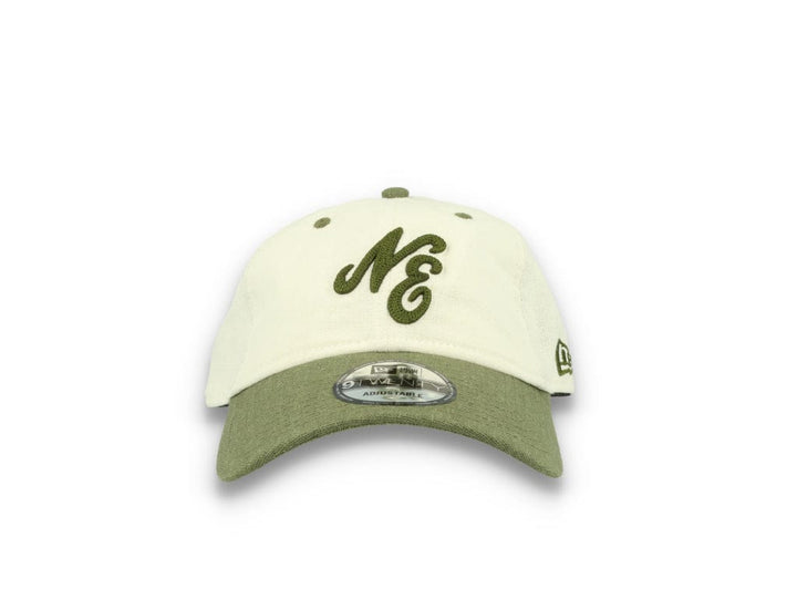 9TWENTY Linen Script New Era White New Era