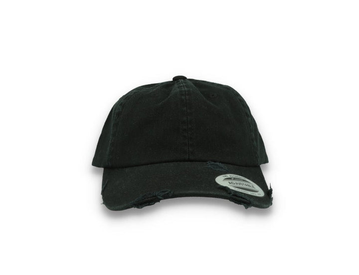 Low Profile Destroyed Cap Black 6245DC - LOKK