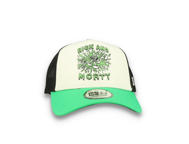 Character Trucker Rick and Morty Black/White/Green Blue New Era