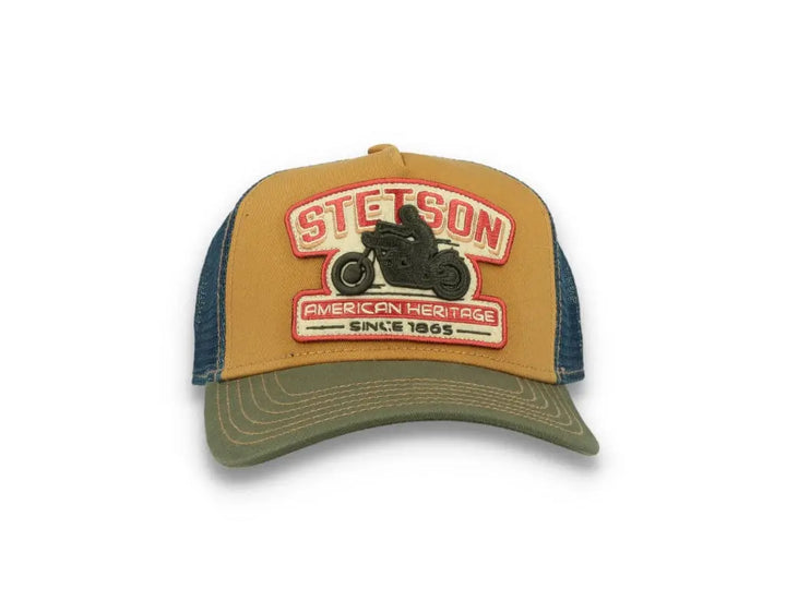 Trucker Cap Motorcycle Brown/Olive - LOKK