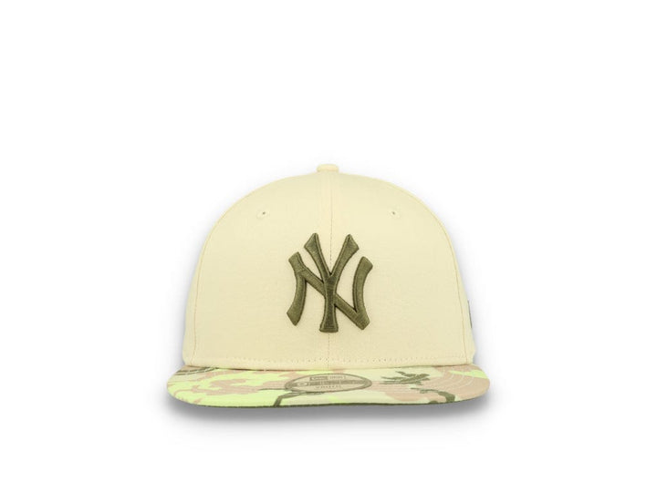 9FIFTY Kids Contrast New York Yankees Light Cream/New Olive