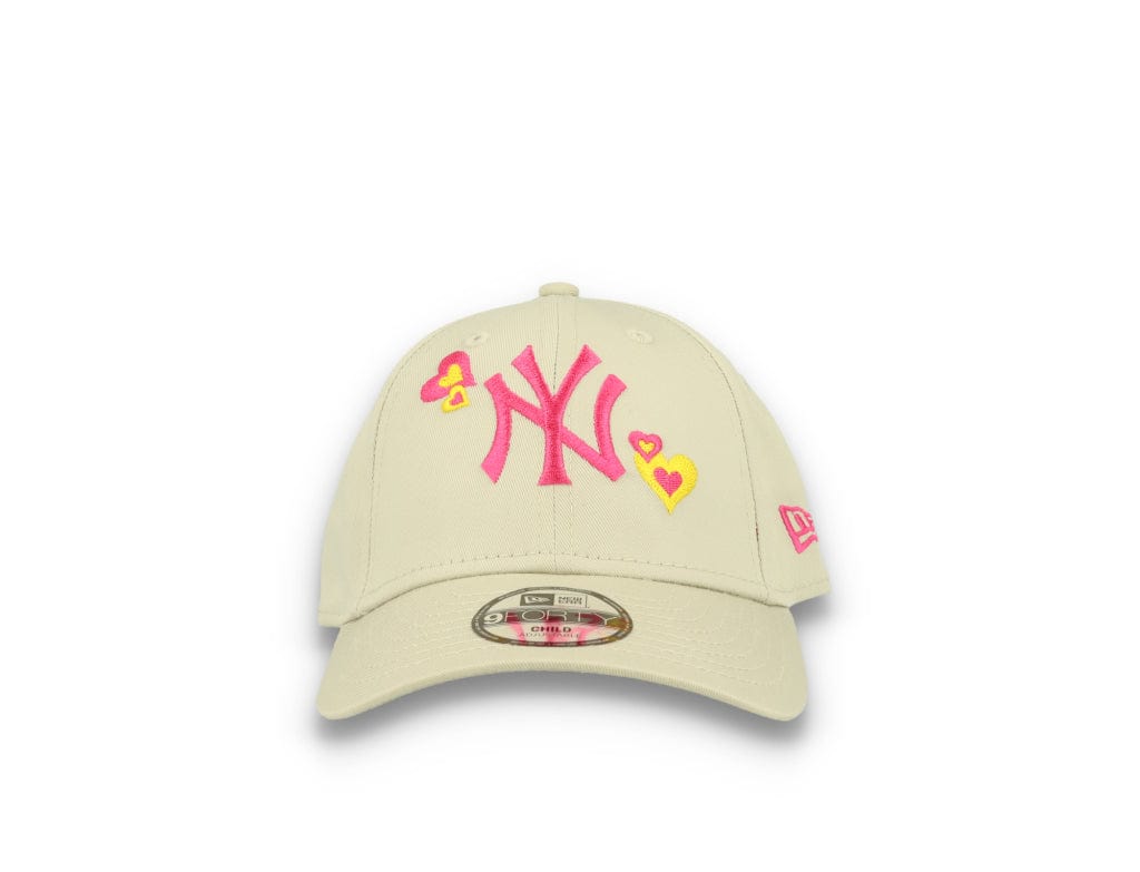 9FORTY Child Icon New York Yankees Hearts Beige - LOKK