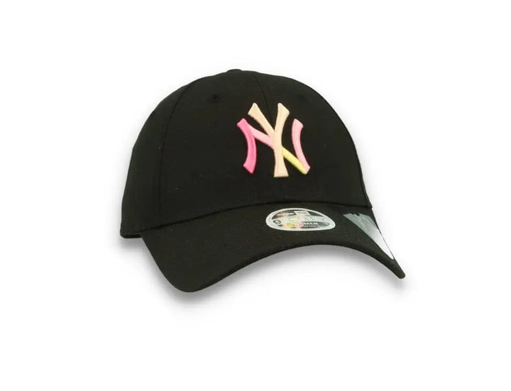 9FORTY Womens Block Logo New York Yankees Black - LOKK