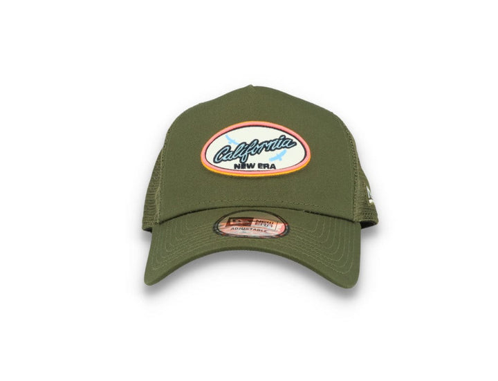 Oval State Trucker New Era Green - LOKK