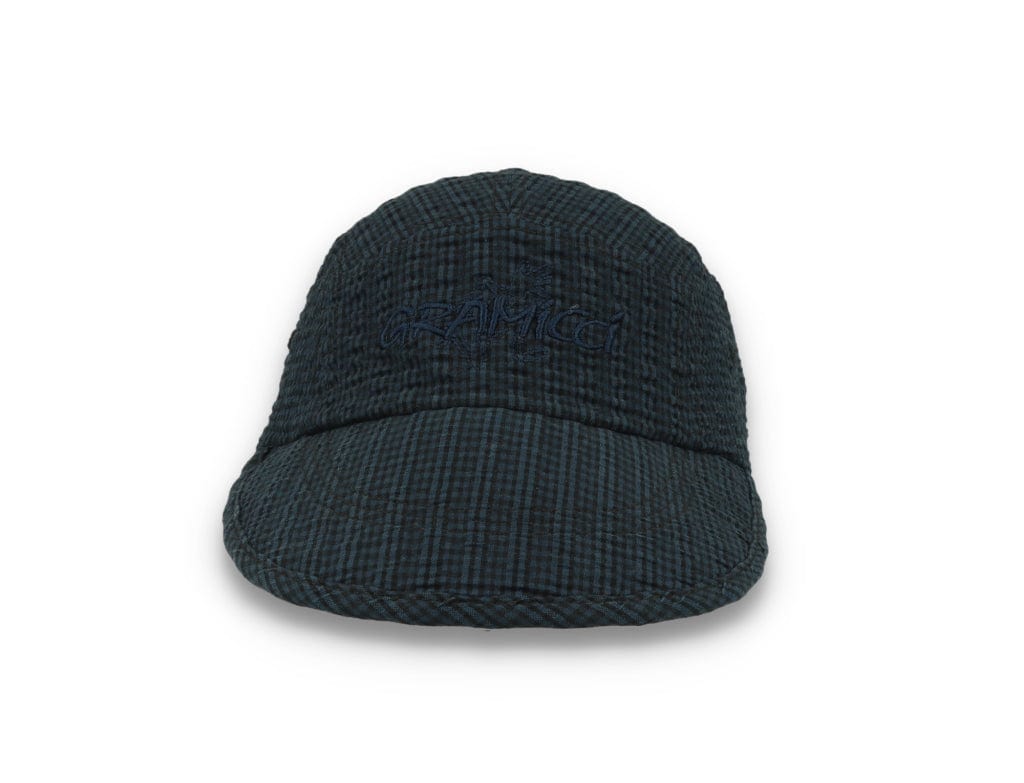 O.G. Seersucker Canyon Cap Royal Blue Garment Dyed - LOKK