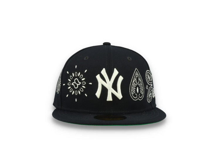 59FIFTY MLB All Over Print Paisley New York Yankees Team/White - LOKK