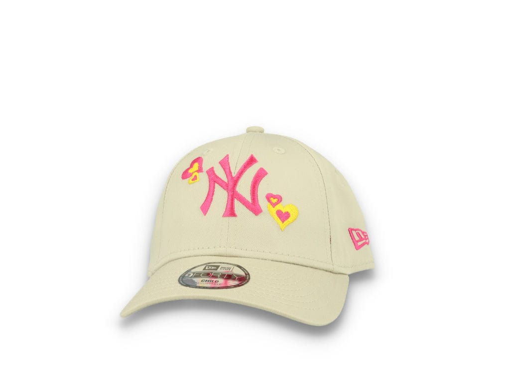 9FORTY Child Icon New York Yankees Hearts Beige - LOKK