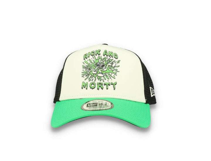 Character Trucker Rick and Morty Black/White/Green Blue New Era