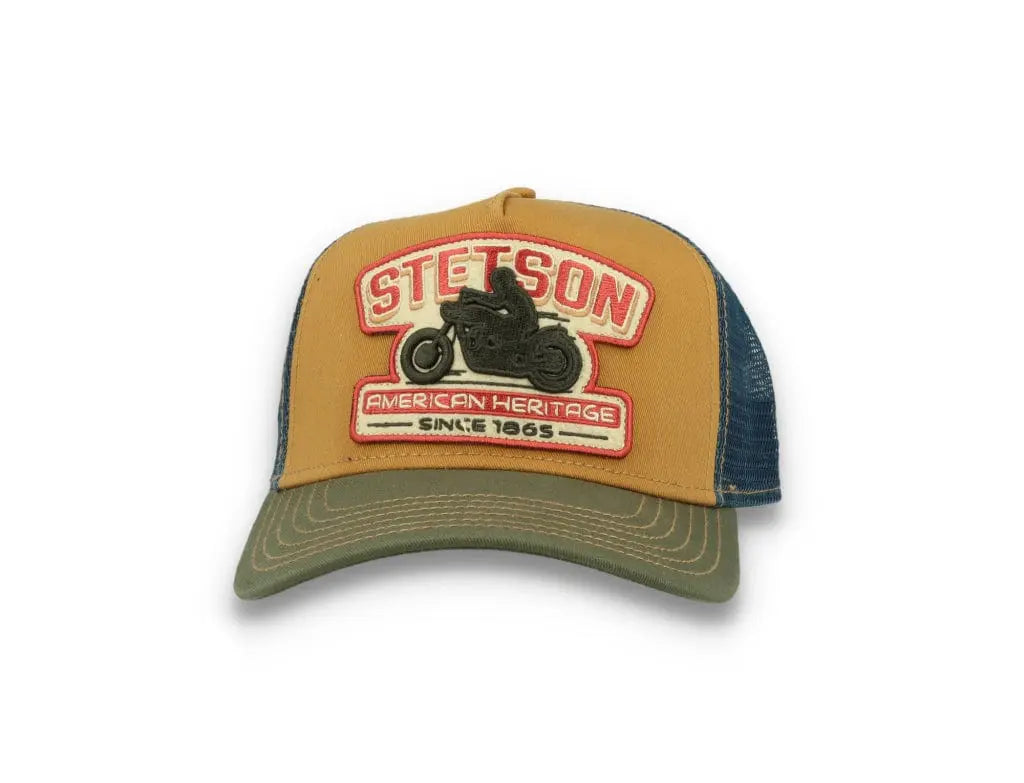 Trucker Cap Motorcycle Brown/Olive - LOKK