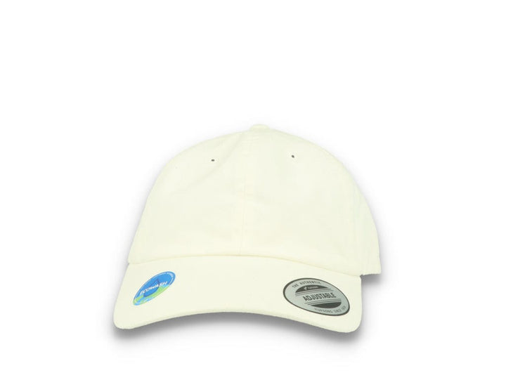 White Dad Cap Eco Wash Low Profile Cotton Twill - 6245EC