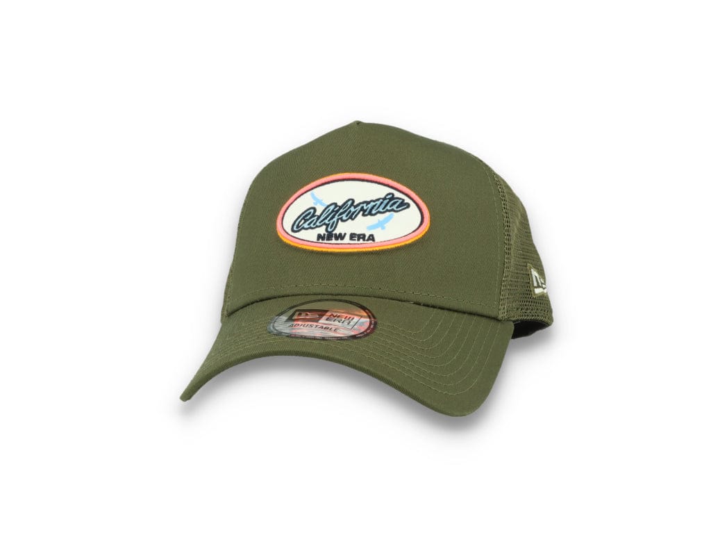 Oval State Trucker New Era Green - LOKK