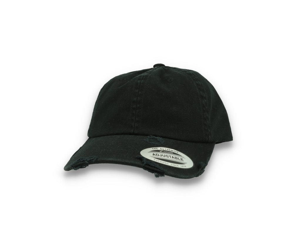 Low Profile Destroyed Cap Black 6245DC - LOKK