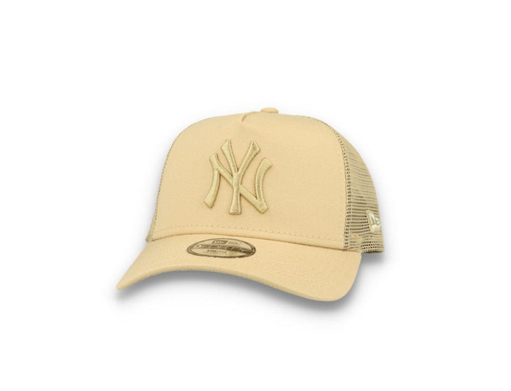 Kids Tonal Mesh Trucker New York Yankees  Beige - LOKK